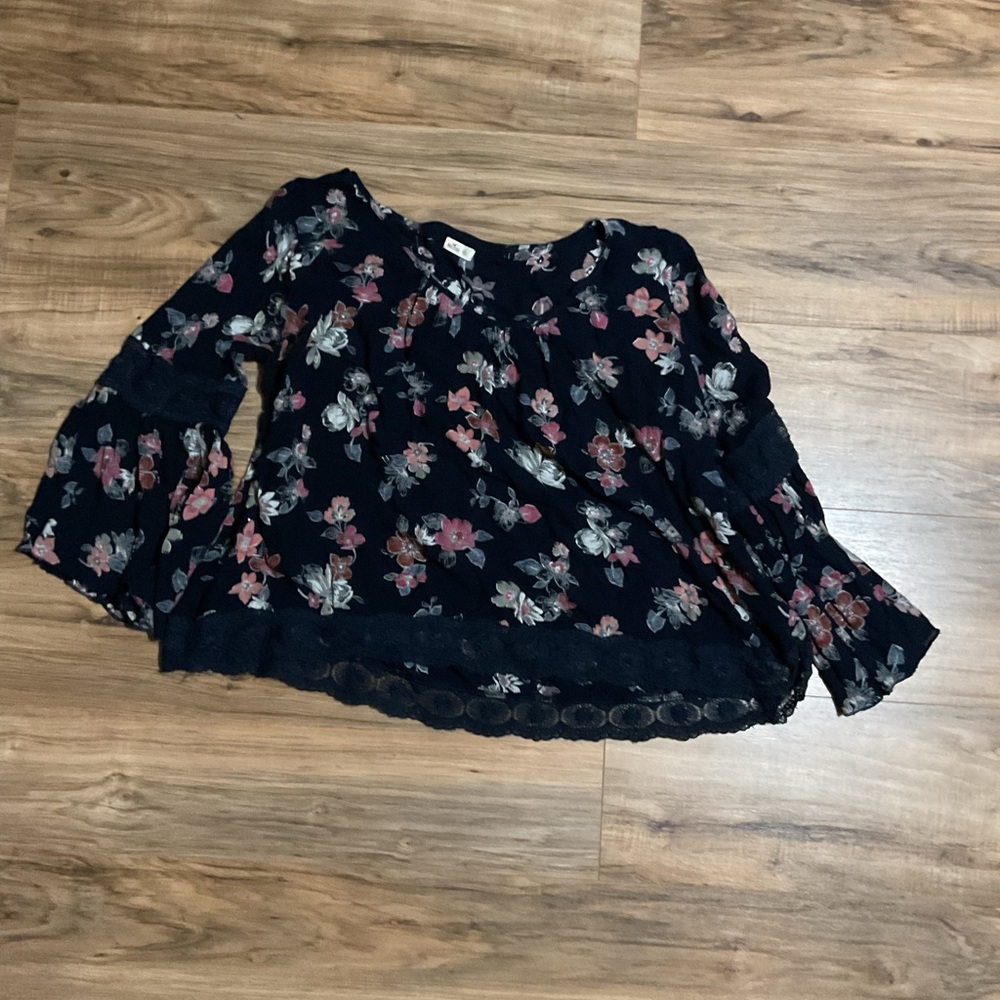 Hollister Floral Blouse